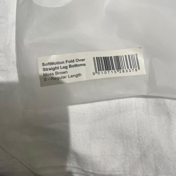 Oner Active Softmotion Moss Brown straight leg fold over small/regular- new - Picture 5 of 5